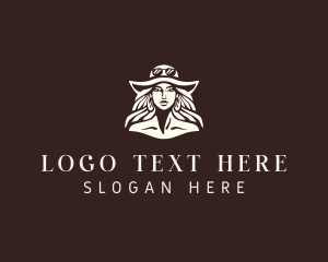 Hat - Woman Beauty Fashion logo design