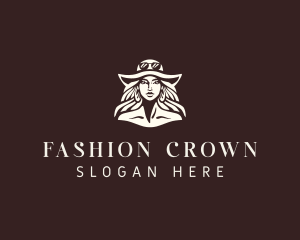 Woman Couture Beauty Fashion logo design