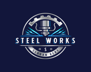 Metal Laser Fabrication logo design