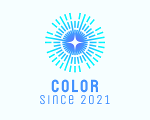 Colorful - Gradient Firework Celebration logo design