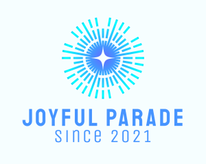 Parade - Gradient Firework Celebration logo design