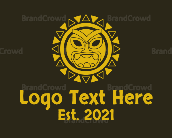 Tribal Aztec Relic Logo