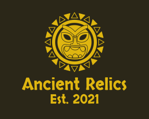 Artifact - Tribal Aztec Relic logo design