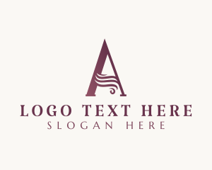 Glam - Hair Beauty Salon logo design