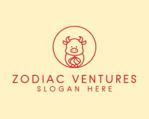 Zodiac - Baby Ox Zodiac logo design