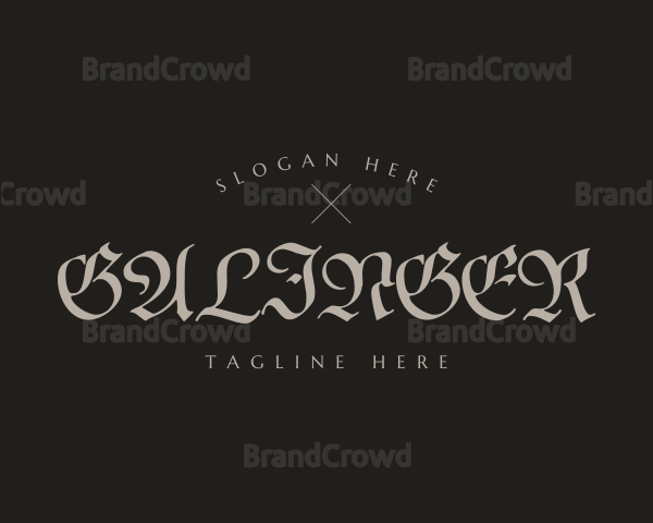 Gothic Brand Business Logo