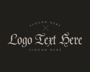 Branding - Gothic Brand Wordmark logo design