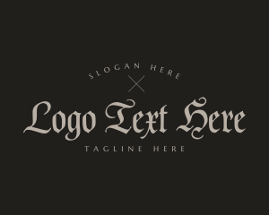 Antique - Gothic Brand Business logo design