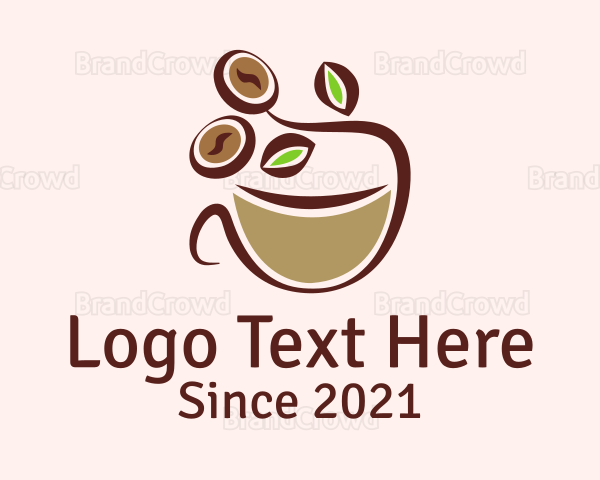 Organic Coffee Latte Logo