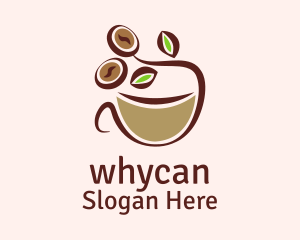 Organic Coffee Latte  Logo