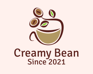 Latte - Organic Coffee Latte logo design