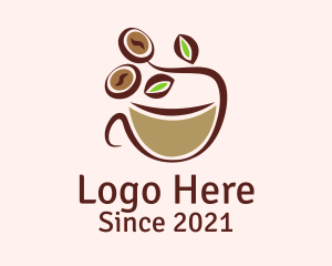 Mocha - Organic Coffee Latte logo design