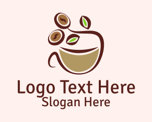 Organic Coffee Latte  Logo