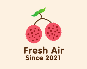 Raspberry Fruit Grocery logo design