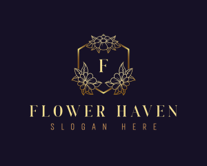 Luxury Flower Florist logo design