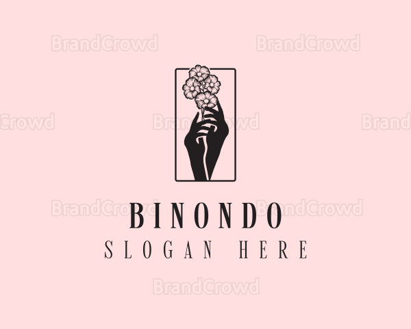 Feminine Florist Boutique Logo