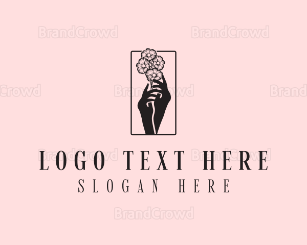 Feminine Florist Boutique Logo