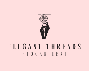 Feminine Florist Boutique logo design