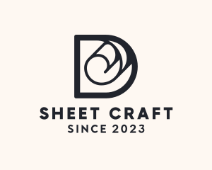Sheet - Decor Wallpaper Letter D logo design