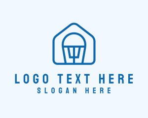 Clean - House Cleaning Bucket logo design