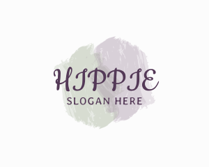 Soft Color - Pastel Watercolor Wordmark logo design