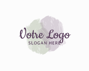 Personal - Pastel Watercolor Wordmark logo design