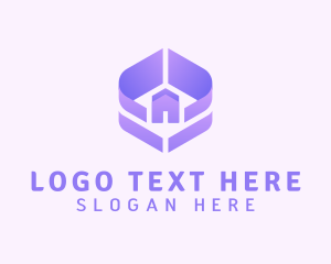 Residence - Violet Property Developer logo design