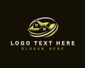 Roofing - Luxury House Shelter logo design