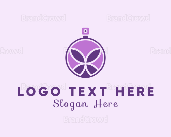 Feminine Perfume Bottle Logo