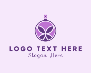 Lavender - Feminine Perfume Bottle logo design