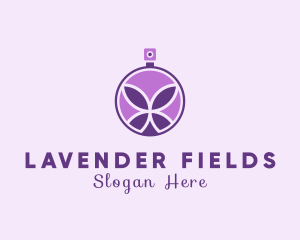 Lavender - Feminine Perfume Bottle logo design