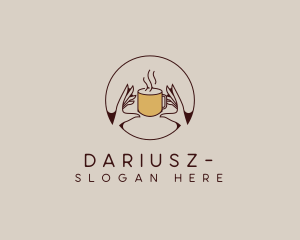 Barista - Hot Coffee Cafe logo design