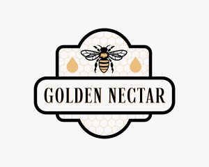 Honey - Honey Droplet Bee logo design