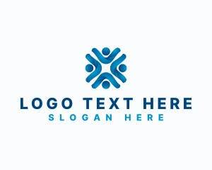 Social - Human Social People logo design