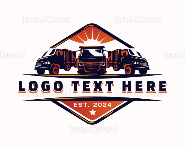 Truck Fleet Delivery Logo