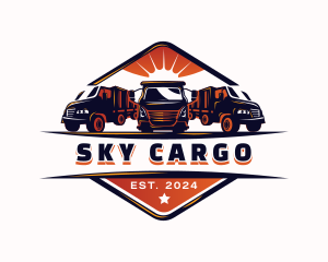 Truck Fleet Delivery logo design