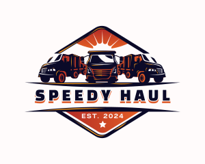 Truck Fleet Delivery logo design