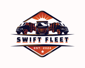 Fleet - Truck Fleet Delivery logo design