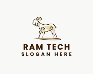 Goat Farm Livestock logo design