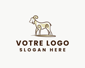 Oryx - Goat Farm Livestock logo design