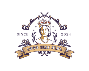Rustic - Vintage Queen Empress logo design