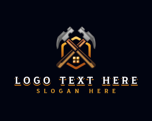 Carpentry - Hammer House Contractor logo design