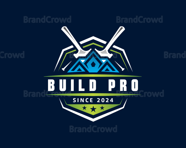 Construction Hammer Builder Logo