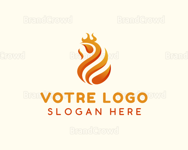 Roast Barbeque Chicken Logo