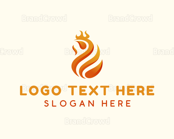 Roast Barbeque Chicken Logo