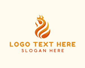 Food - Roast Barbeque Chicken logo design