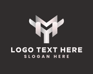 Metal - Minimalist Media Startup logo design