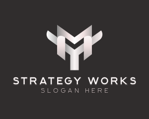 Consultancy - Minimalist Media Startup logo design