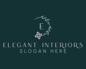 Floral Wreath Boutique  logo design