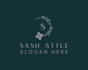 Floral Wreath Boutique  logo design